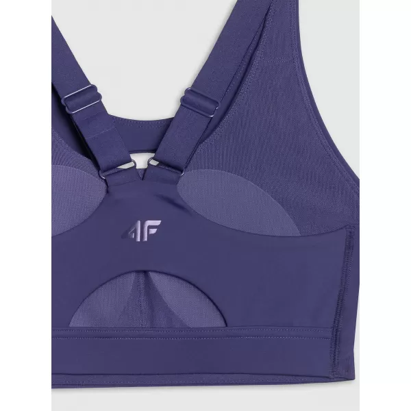  Ženski nedrček 4F WSS25USBAF150 TEMNO MODRA 