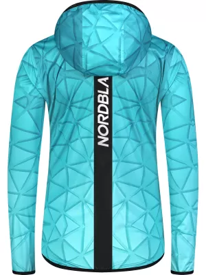 Ženska lahka jakna NORDBLANC PURESNOW NBWSL8103 TURKIZNA