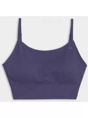 Ženski nedrček 4F WSS25USBAF151 TEMNO MODRA