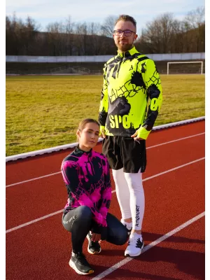 Moški športni pulover premium plus ALTISPORT VOJ/ALM076MI04 FLUO-RUMENA