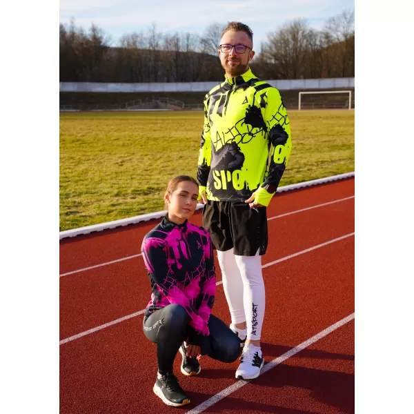  Moški športni pulover premium plus ALTISPORT VOJ/ALM076MI04 FLUO-RUMENA 