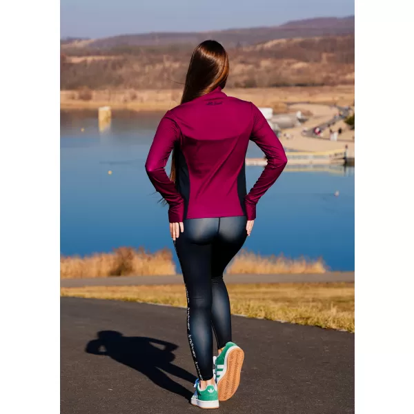 Ženski premium plus športni pulover ALTISPORT VOJ/ALW078MI04 VINSKO RDEČE 