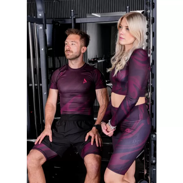  Moške športne pajkice nad koleni premium ALTISPORT VOJ/ALM072LEG02 VINSKO RDEČE 
