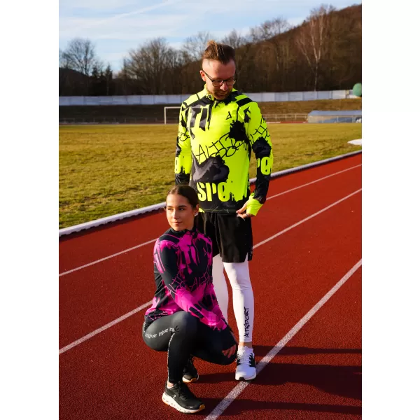  Moški športni pulover premium plus ALTISPORT VOJ/ALM076MI04 FLUO-RUMENA 