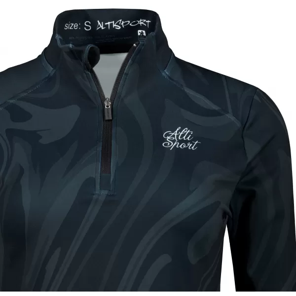  Ženski premium plus športni pulover ALTISPORT VOJ/ALW072MI04 ČRNA 
