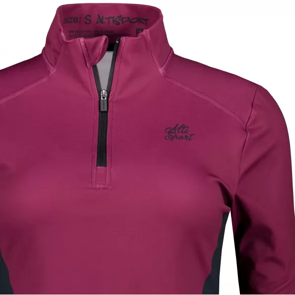  Ženski premium plus športni pulover ALTISPORT VOJ/ALW078MI04 VINSKO RDEČE 