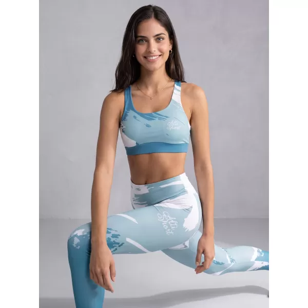  Ženske dolge premium pajkice ALTISPORT VOJ/ALW081LEG01 MODRA 
