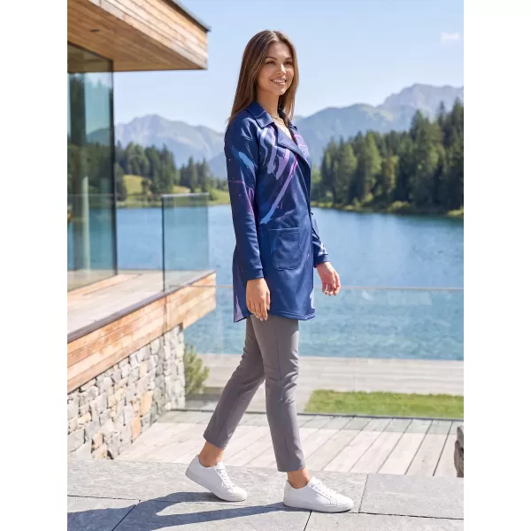  Ženska vrhunska torba za pulover ALTISPORT VOJ/ALW074MI05 MODRO-VIJOLIČNA 