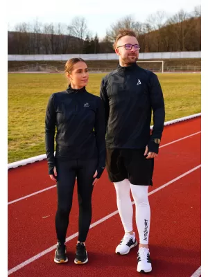 Ženski premium plus športni pulover ALTISPORT VOJ/ALW072MI04 ČRNA