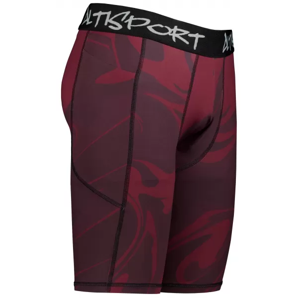  Moške športne pajkice nad koleni premium ALTISPORT VOJ/ALM072LEG02 VINSKO RDEČE 