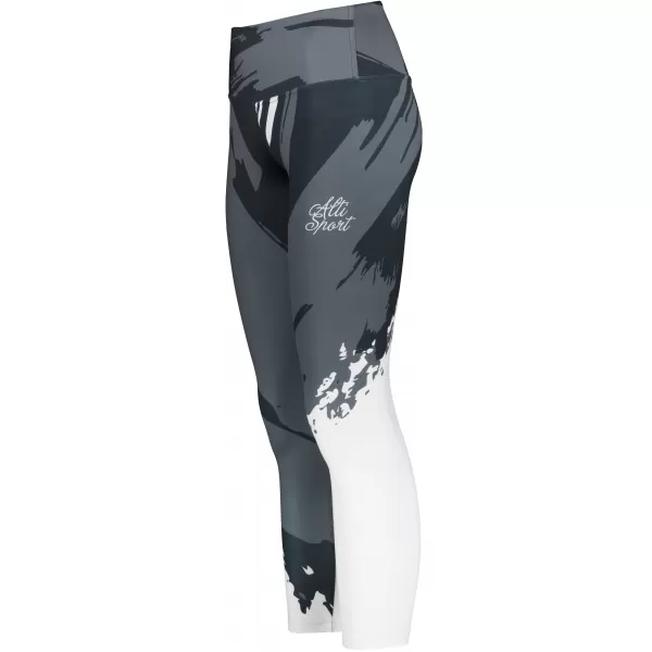  Ženske dolge premium pajkice ALTISPORT VOJ/ALW081LEG01 ČRNO-SIVA 