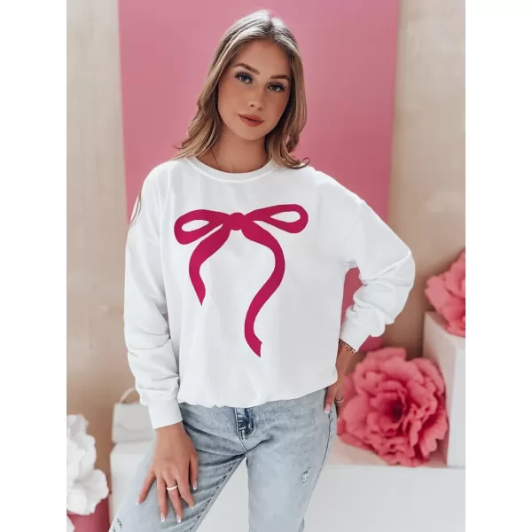 Ženska velika pulover DSTREET SOFTTIE BY1359 BELA 