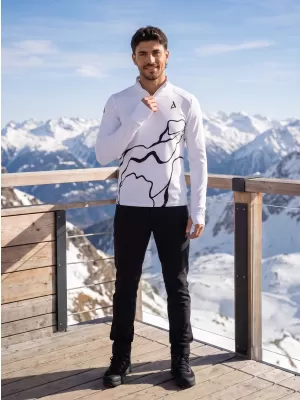 Moški športni pulover premium plus ALTISPORT VOJ/ALM073MI04 BELA