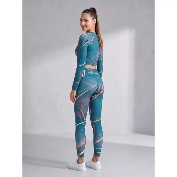  Ženske dolge premium pajkice ALTISPORT VOJ/ALW082LEG01 KEROZIN 