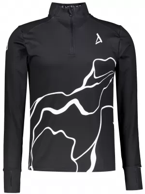 Moški športni pulover premium plus ALTISPORT VOJ/ALM073MI04 ČRNA