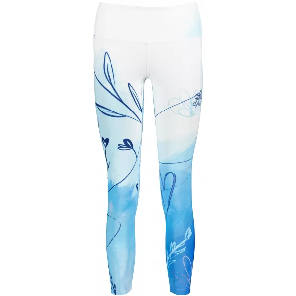  Ženske dolge premium pajkice ALTISPORT VOJ/ALW083LEG01 BELO MODRA 