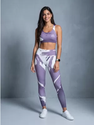 Ženske dolge premium pajkice ALTISPORT VOJ/ALW081LEG01 VIJOLIČNA