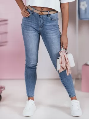 Ženske hlače DSTREET SKINNTON UY2350 MODRO