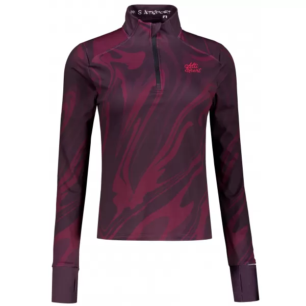  Ženski premium plus športni pulover ALTISPORT VOJ/ALW072MI04 VINSKO RDEČE 