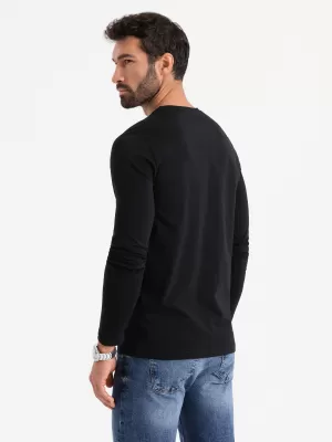 Srajca OMBRE OM-LSBC-0124 ČRN