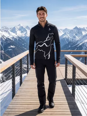 Moški športni pulover premium plus ALTISPORT VOJ/ALM073MI04 ČRNA