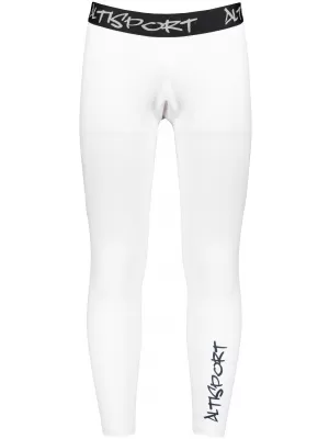 Moške dolge vrhunske športne pajkice ALTISPORT VOJ/ALM000LEG01 BELA