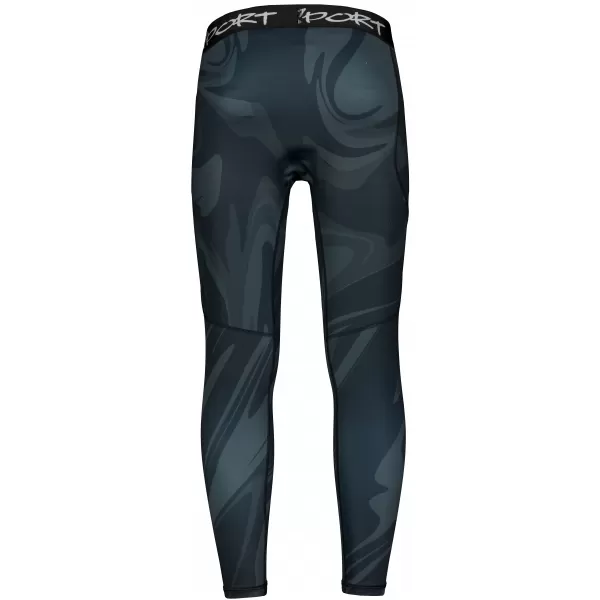  Moške dolge vrhunske športne pajkice ALTISPORT VOJ/ALM072LEG01 ČRNA 