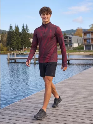 Moški športni pulover premium plus ALTISPORT VOJ/ALM072MI04 VINSKO RDEČE