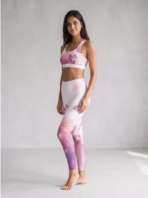 Ženske dolge premium pajkice ALTISPORT VOJ/ALW083LEG01 BELO ROZA