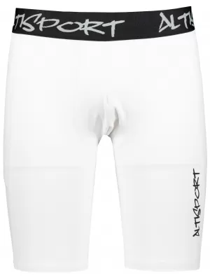 Moške športne pajkice nad koleni premium ALTISPORT VOJ/ALM000LEG02 BELA