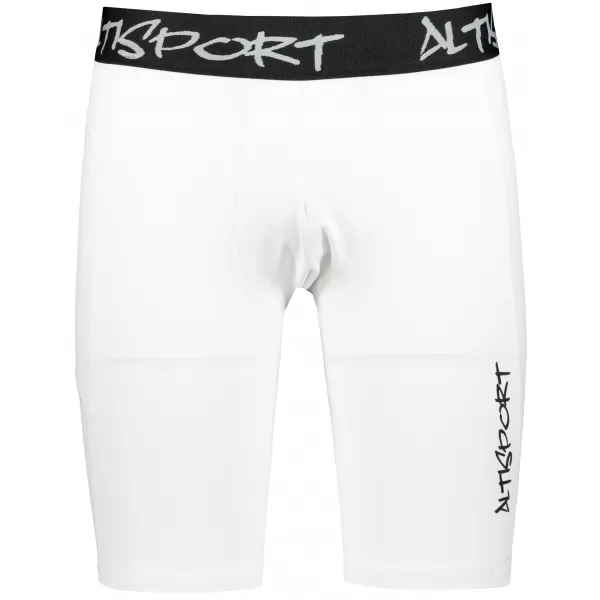  Moške športne pajkice nad koleni premium ALTISPORT VOJ/ALM000LEG02 BELA 