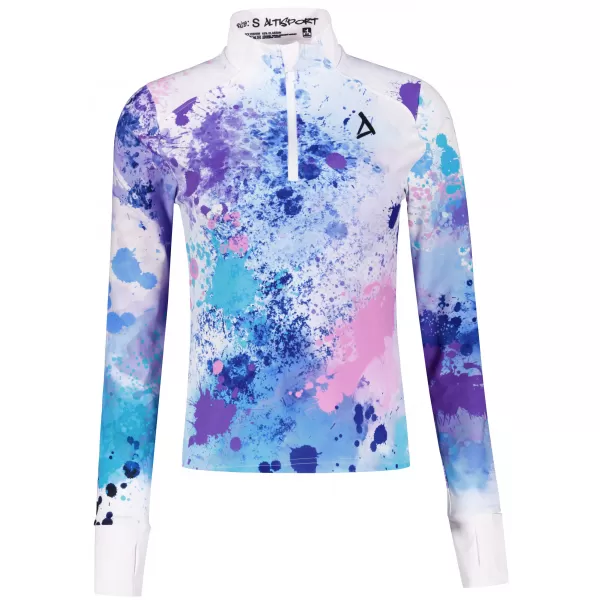  Ženski premium plus športni pulover ALTISPORT VOJ/ALW055MI04 VIJOLIČNA/MODRA 