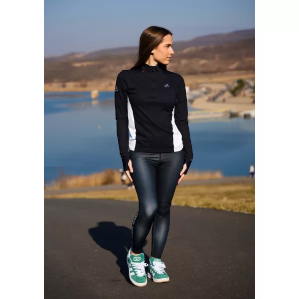  Ženski premium plus športni pulover ALTISPORT VOJ/ALW078MI04 ČRNA 