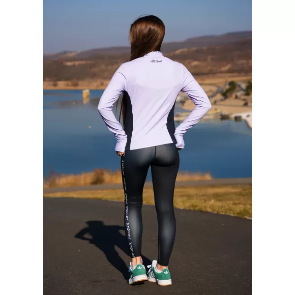  Ženski premium plus športni pulover ALTISPORT VOJ/ALW078MI04 LILA 