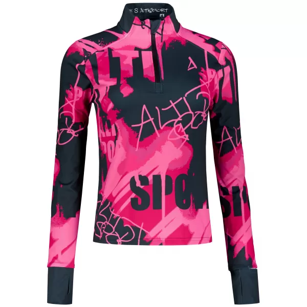  Ženski premium plus športni pulover ALTISPORT VOJ/ALW076MI04 VROČE ROZA 
