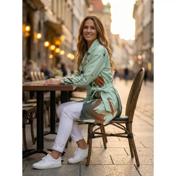  Ženska vrhunska torba za pulover ALTISPORT VOJ/ALW074MI05 ZELENO-ORANŽNA 