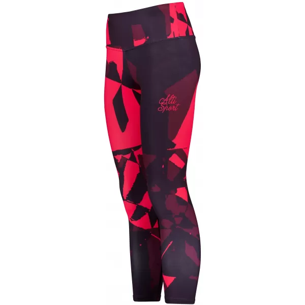  Ženske dolge premium pajkice ALTISPORT VOJ/ALW080LEG01 VINSKO RDEČE 