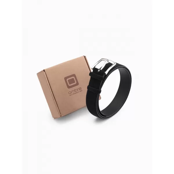  Moški pas OMBRE OU-ACBE-0112 ČRN 
