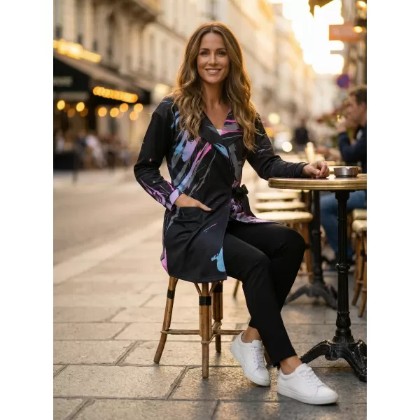  Ženska vrhunska torba za pulover ALTISPORT VOJ/ALW074MI05 ČRNO ROZA 