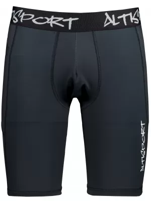 Moške športne pajkice nad koleni premium ALTISPORT VOJ/ALM000LEG02 ČRNA