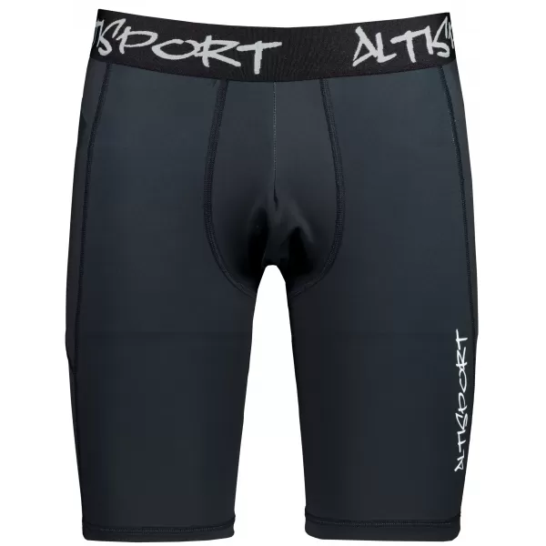  Moške športne pajkice nad koleni premium ALTISPORT VOJ/ALM000LEG02 ČRNA 