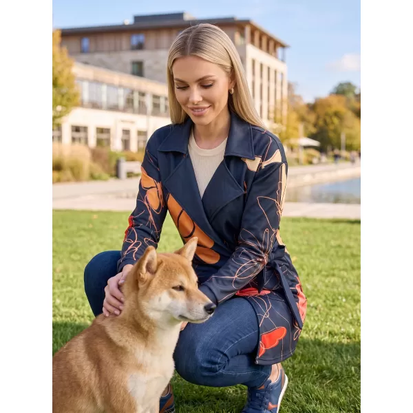  Ženska vrhunska torba za pulover ALTISPORT VOJ/ALW086MI05 ČRNO-ORANŽNA 