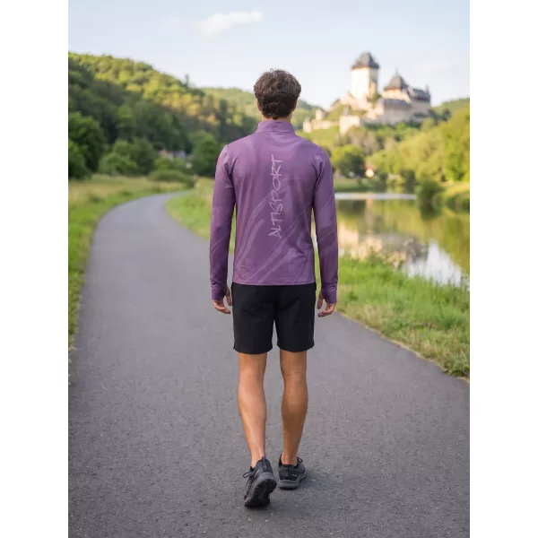  Moški športni pulover premium plus ALTISPORT VOJ/ALM072MI04 VIJOLIČNA 