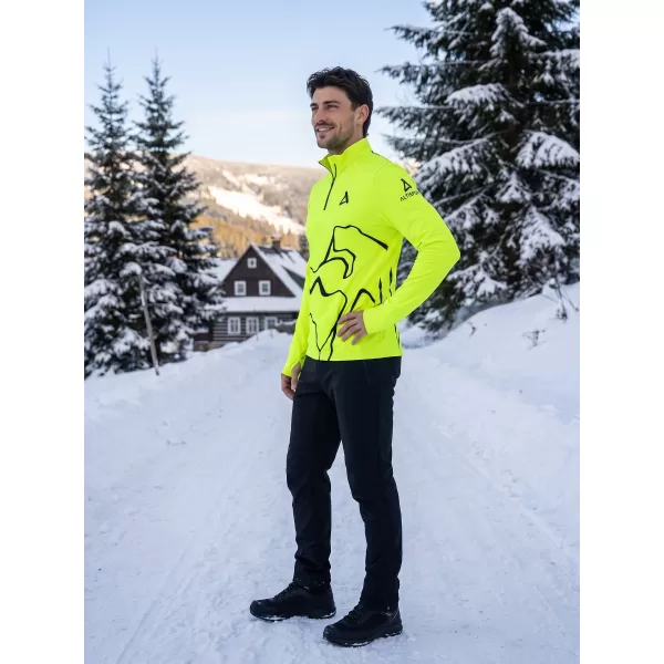  Moški športni pulover premium plus ALTISPORT VOJ/ALM073MI04 FLUO-RUMENA 