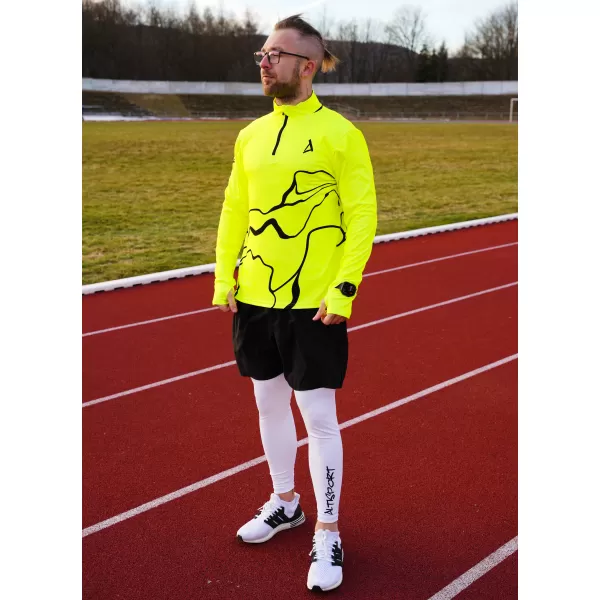  Moški športni pulover premium plus ALTISPORT VOJ/ALM073MI04 FLUO-RUMENA 