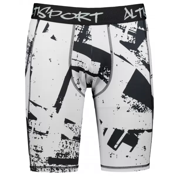  Moške športne pajkice nad koleni premium ALTISPORT VOJ/ALM079LEG02 ČRNO SIVA 