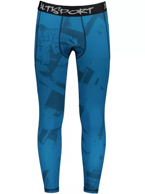 Moške dolge vrhunske športne pajkice ALTISPORT VOJ/ALM079LEG01 MODRA