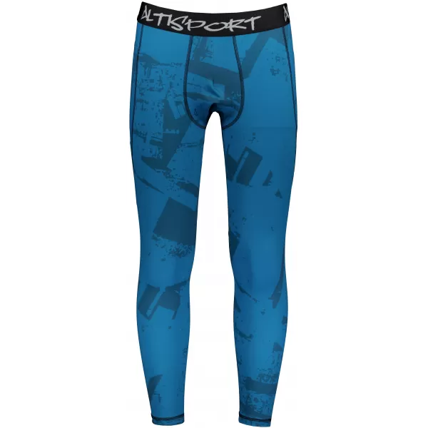  Moške dolge vrhunske športne pajkice ALTISPORT VOJ/ALM079LEG01 MODRA 
