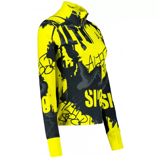  Ženski premium plus športni pulover ALTISPORT VOJ/ALW076MI04 FLUO-RUMENA 