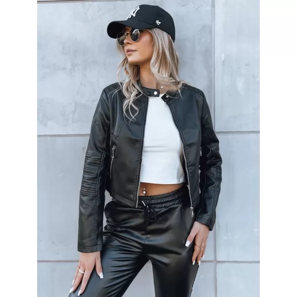  Ženska jakna DSTREET CHIC STYLE TY3897 ČRN 